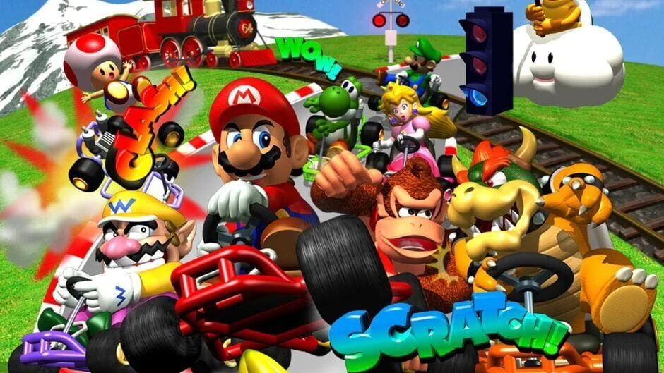 Cover Image of the Game Mario Kart 64