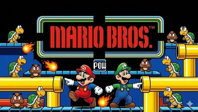Cover Image of the game Mario Bros.