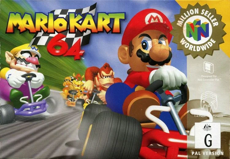 Background Image of the game Mario Kart 64