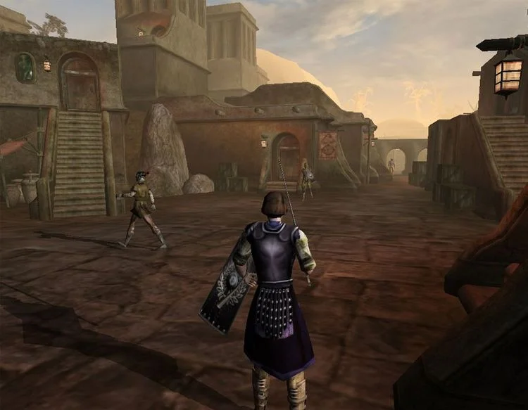 Background Image of the game The Elder Scrolls III: Morrowind