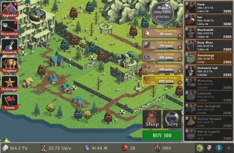 Background Image of the game Realm Grinder