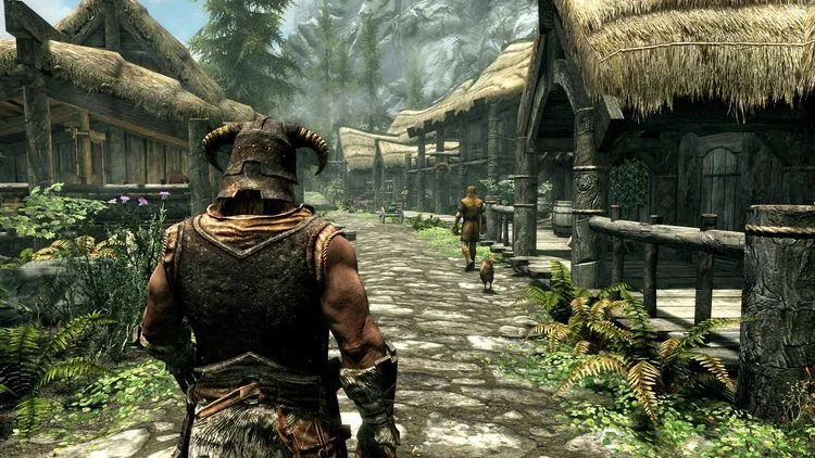 Background Image of the game The Elder Scrolls V: Skyrim